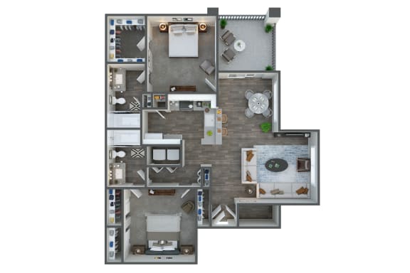 1, 2 & 3 Bedroom Apartments in Tempe, AZ | Tempe Station